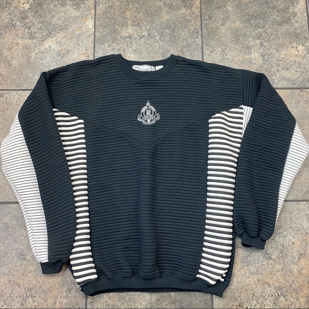 Men’s Vintage Riccardo Pullover Crewneck Sweatshirt Size Large